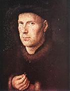 EYCK, Jan van, Portrait of Jan de Leeuw swh